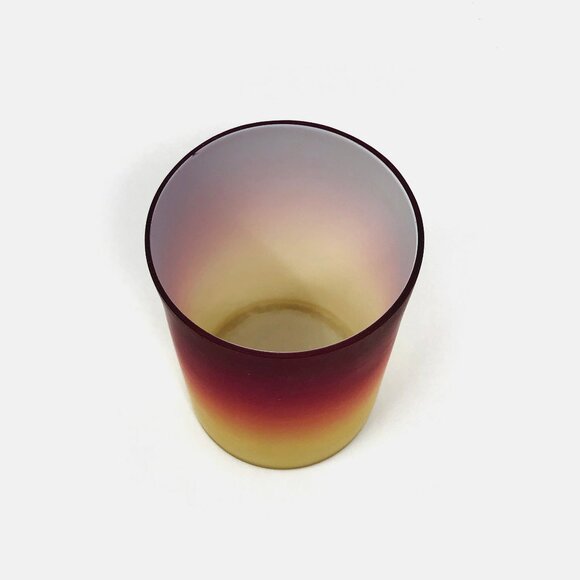 Hobbs Brockunier Wheeling Peachblow Satin Glass Tumbler - Picture 8 of 8